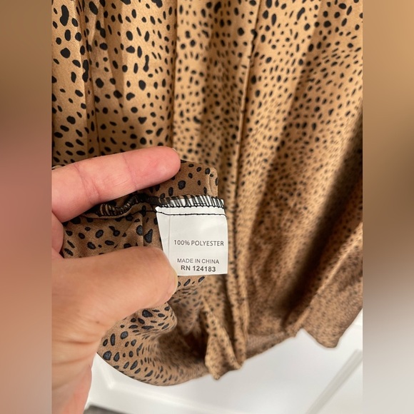 NWT Jon & Anna animal print slip skirt large - Picture 7 of 7